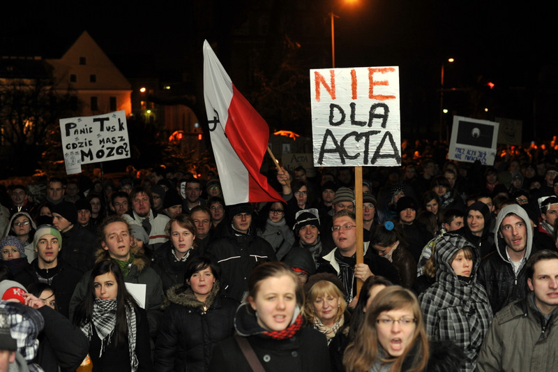 Galeria zdjęć – Manifestacja przeciwko ACTA – Opole, 26.01.2012r